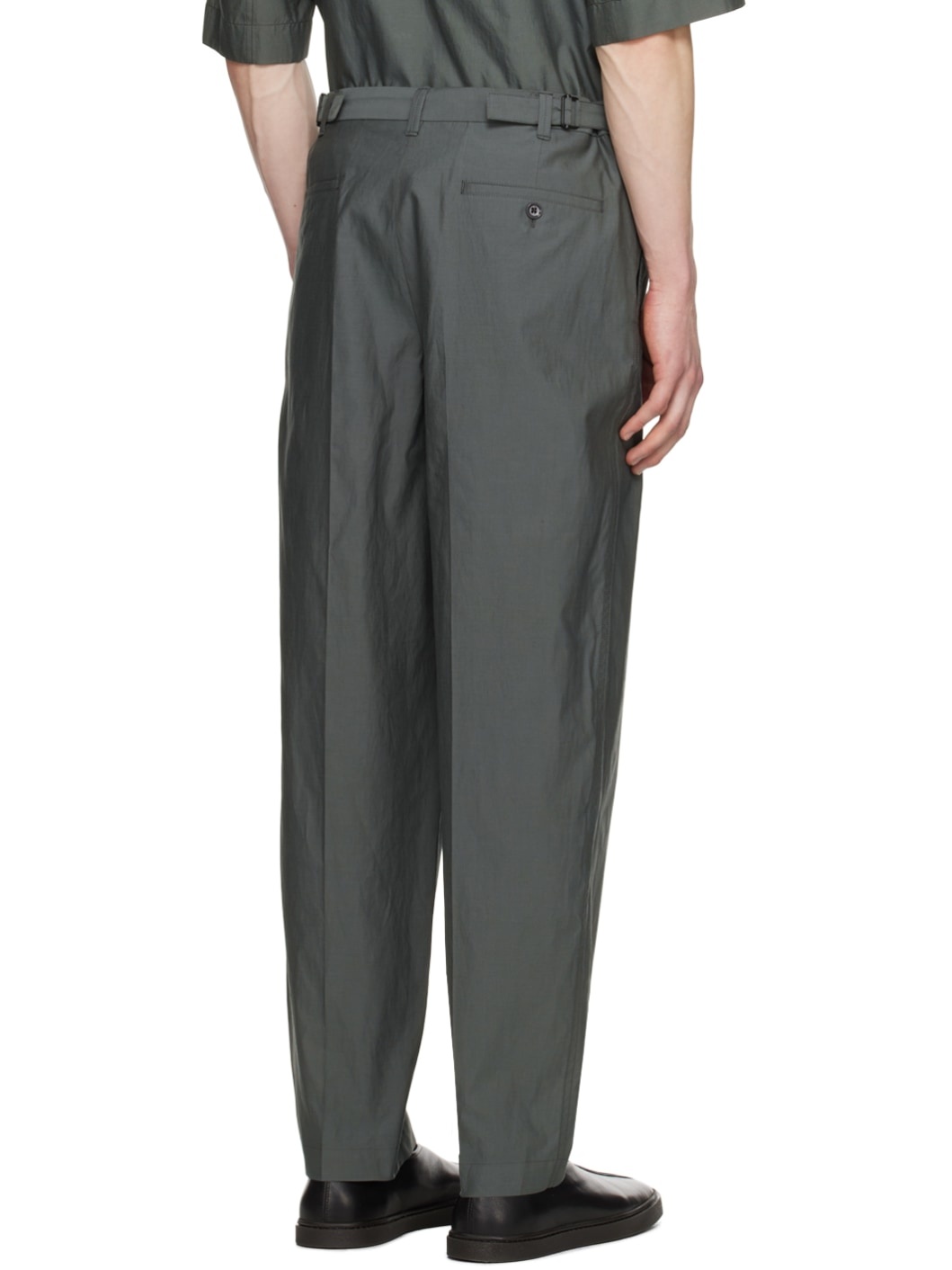 Green Washed Trousers - 3
