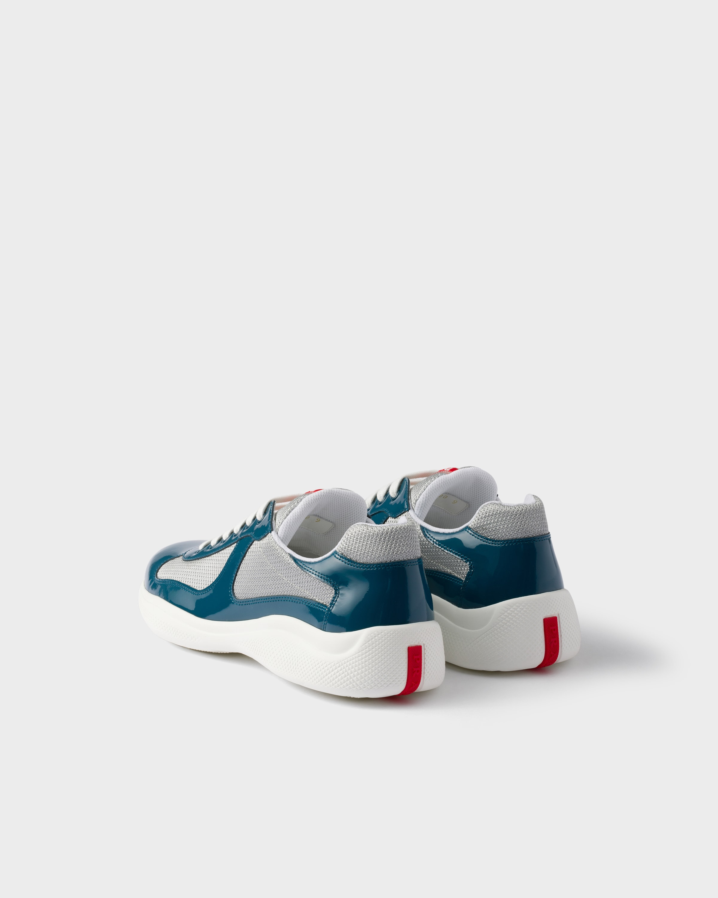 Patent leather and technical fabric Prada America's Cup sneakers - 4