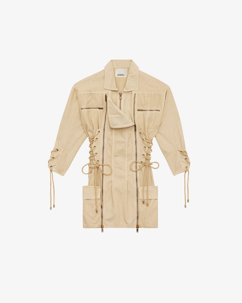 Izarra Dress Beige - 1