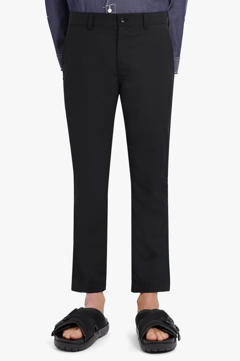 COTTON RAMIE PANT | BLACK - 3