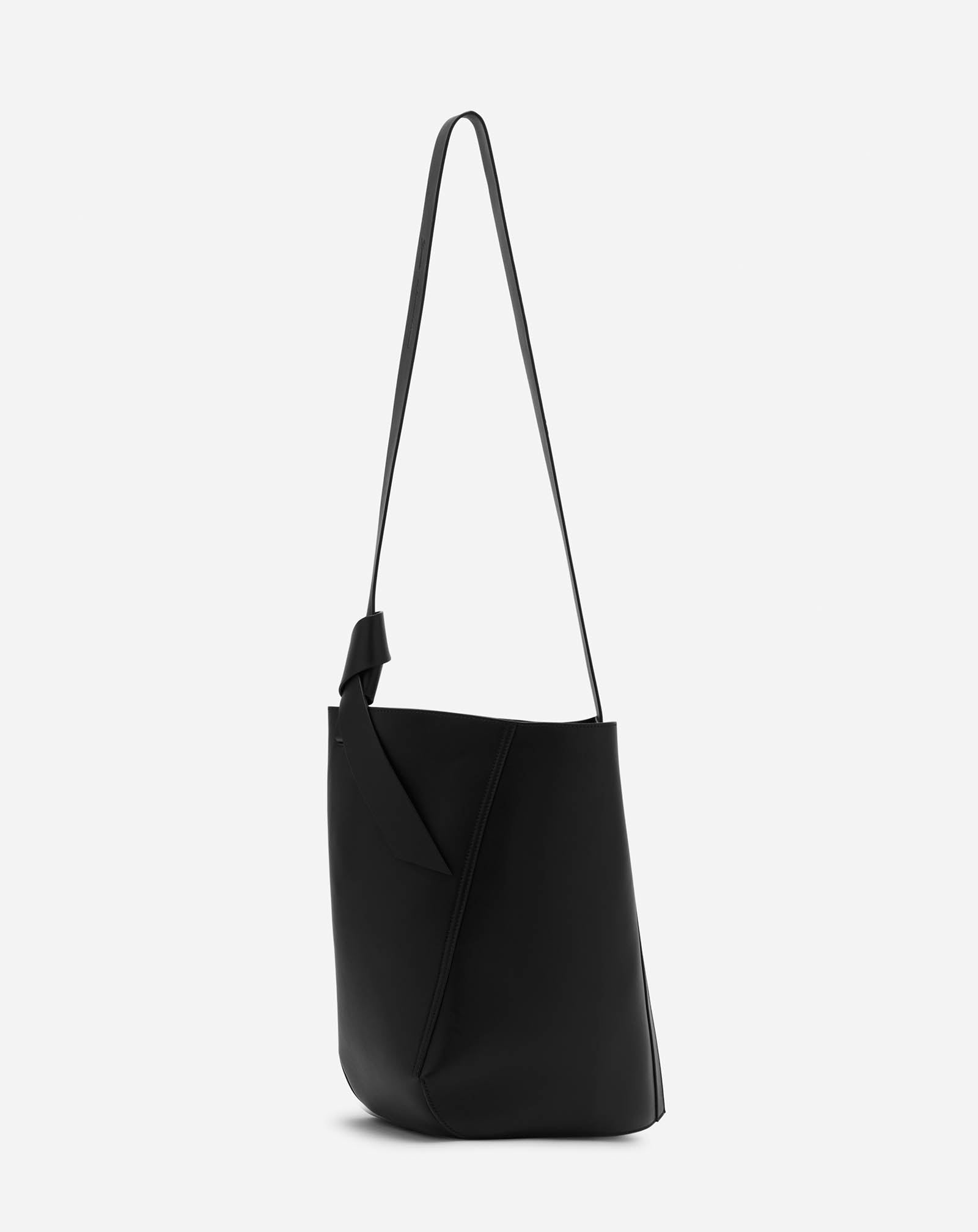 LEATHER MM HOBO TIE BAG - 5