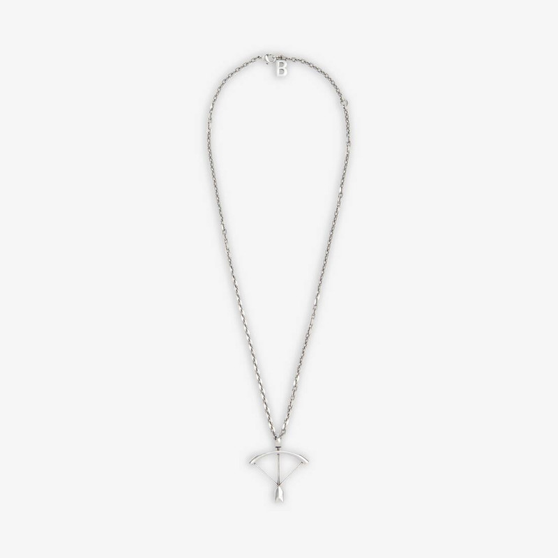Women's Zodiac Sign Sagittarius Necklace in Silver 1