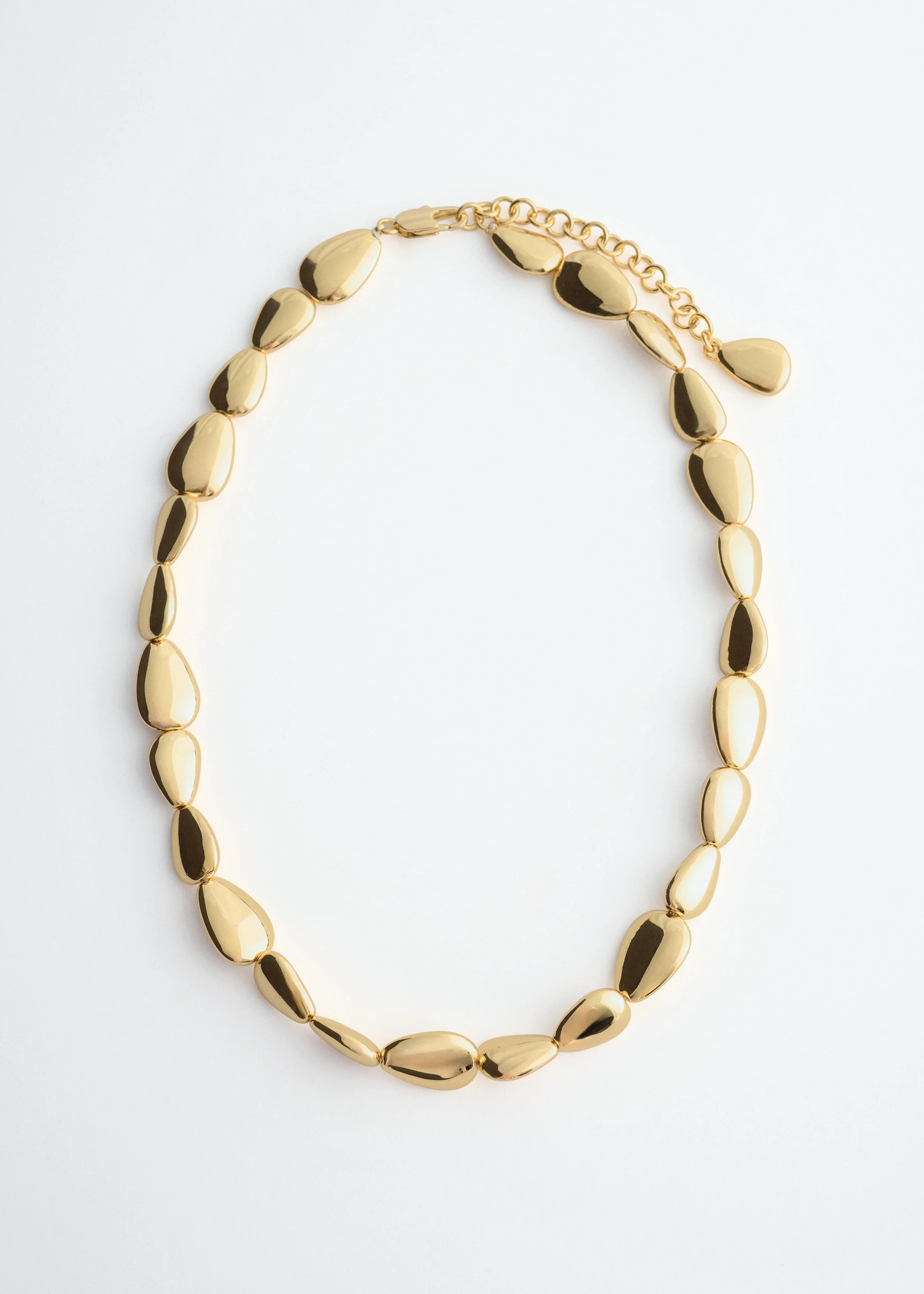 Rounded Bead Necklacef - 1