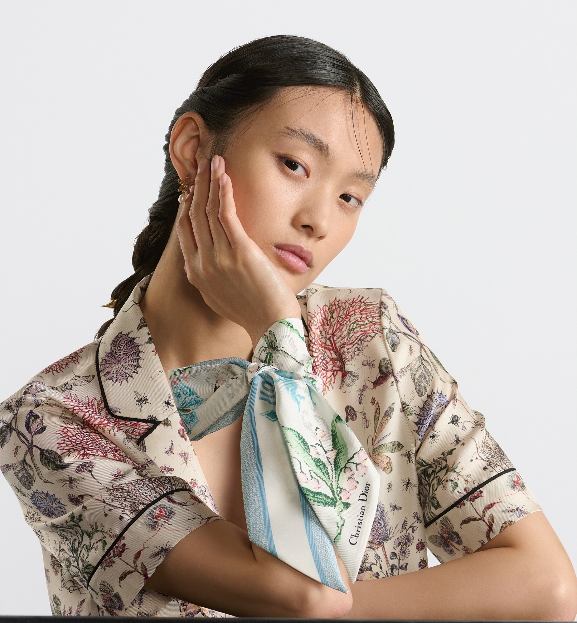 Christian Dior 1947 Zodiac Gemini Mitzah Scarf - 2