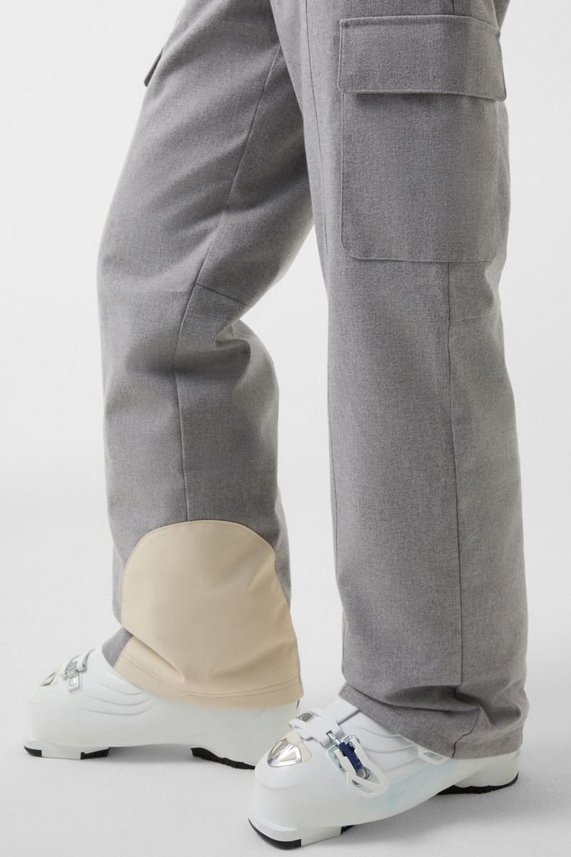 Luca cargo ski pants in Gray 6