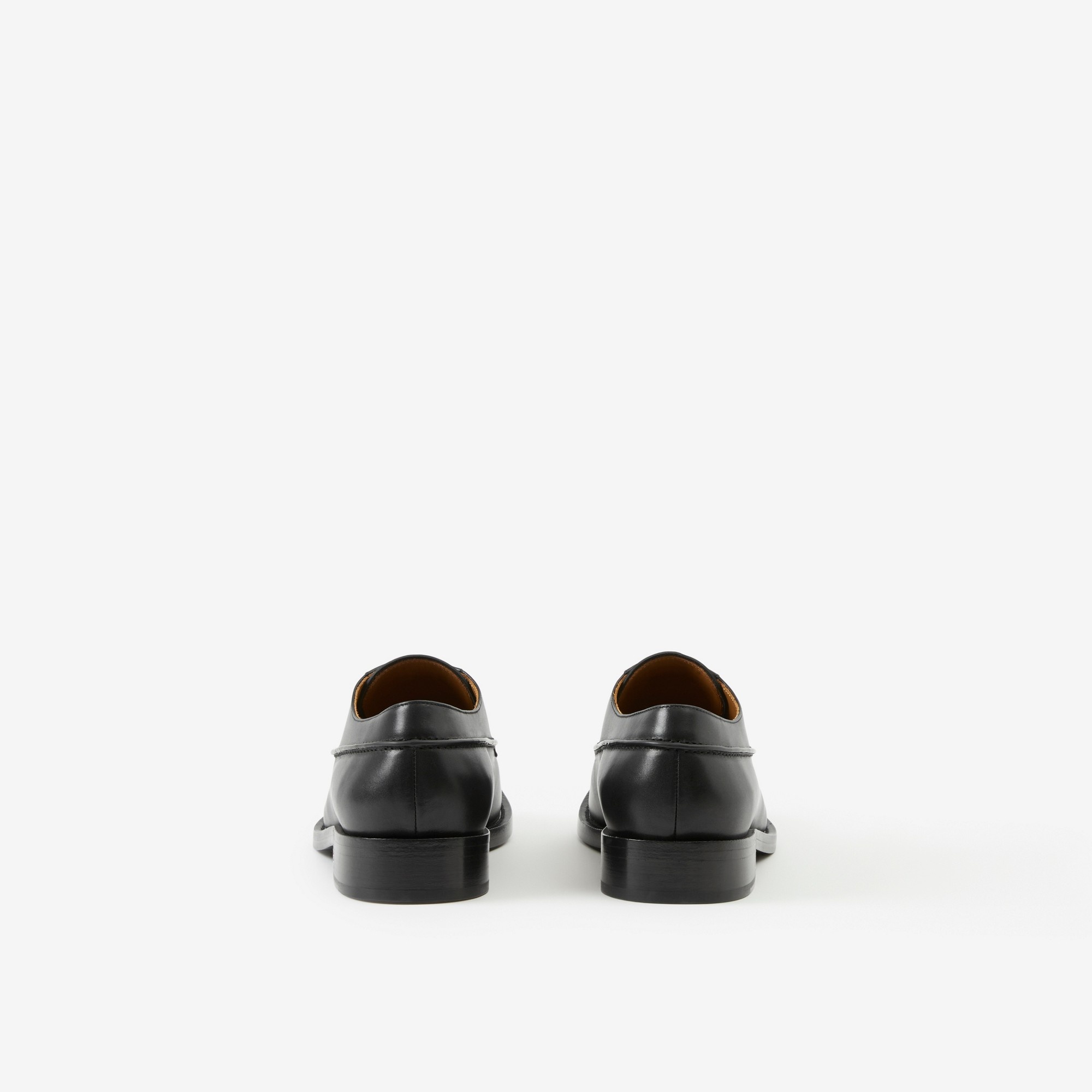 Monogram Motif Leather Derby Shoes - 3