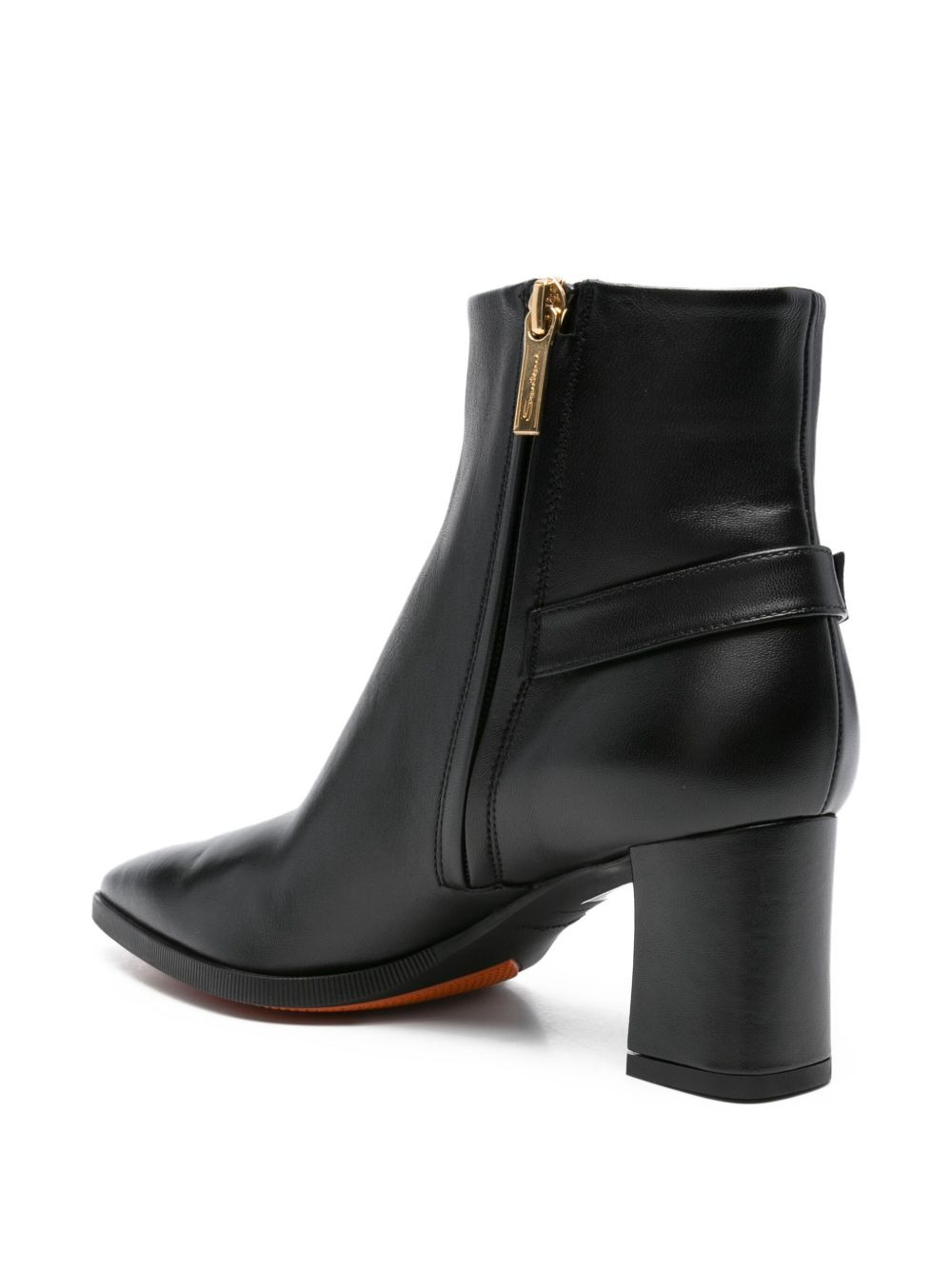 70mm buckle-detail pointed-toe boots - 3