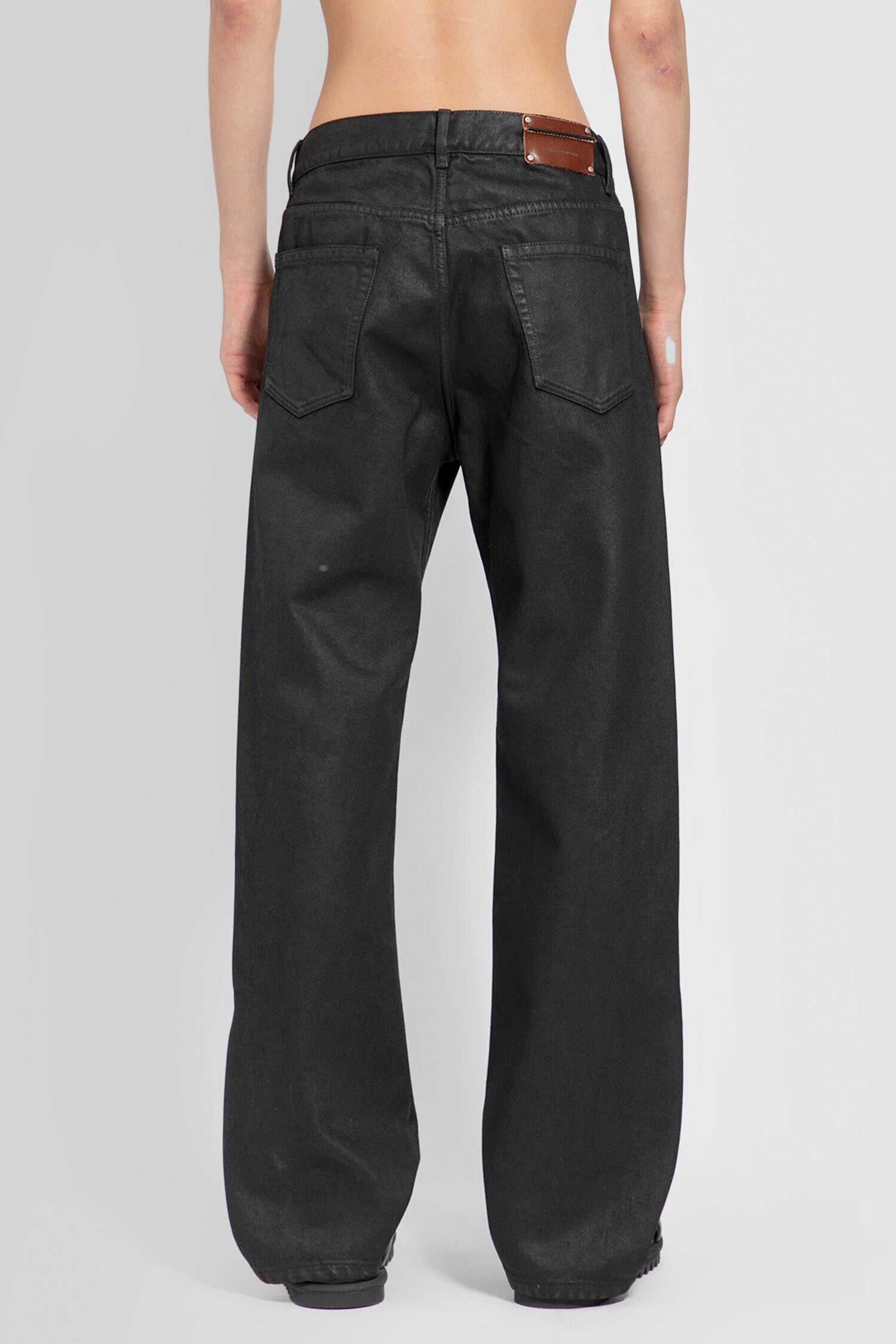 DRIES VAN NOTEN MAN BLACK JEANS - 4