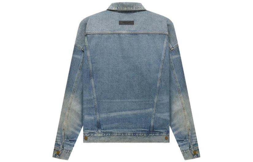 Fear of God Essentials FW22 Denim Trucker Jacket 'Indigo' FOG-FW22-005 - 3