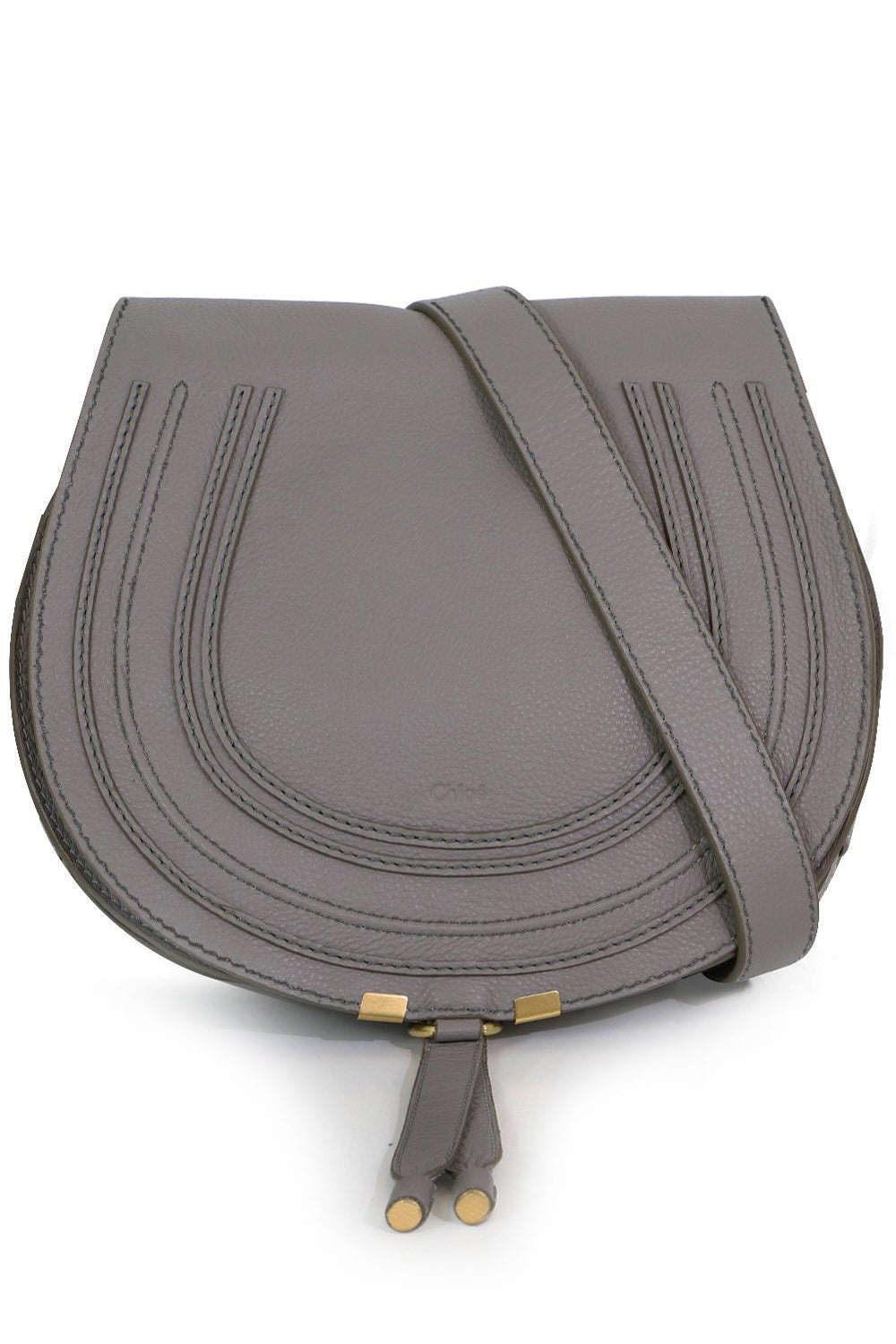 MARCIE MEDIUM BAG | CASHMERE GREY WITH GREY STITCHING - 1