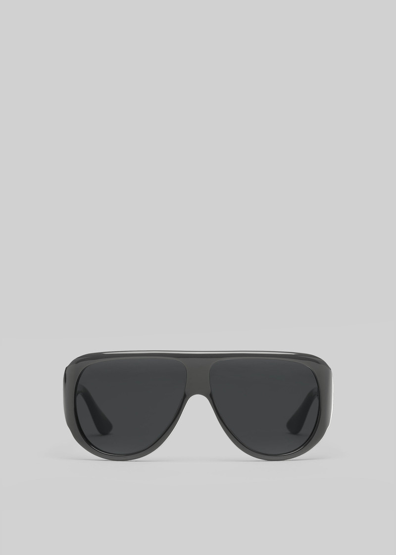 Port Tanger Gambia Sunglasses - Black Acetate/Black Lens - 1
