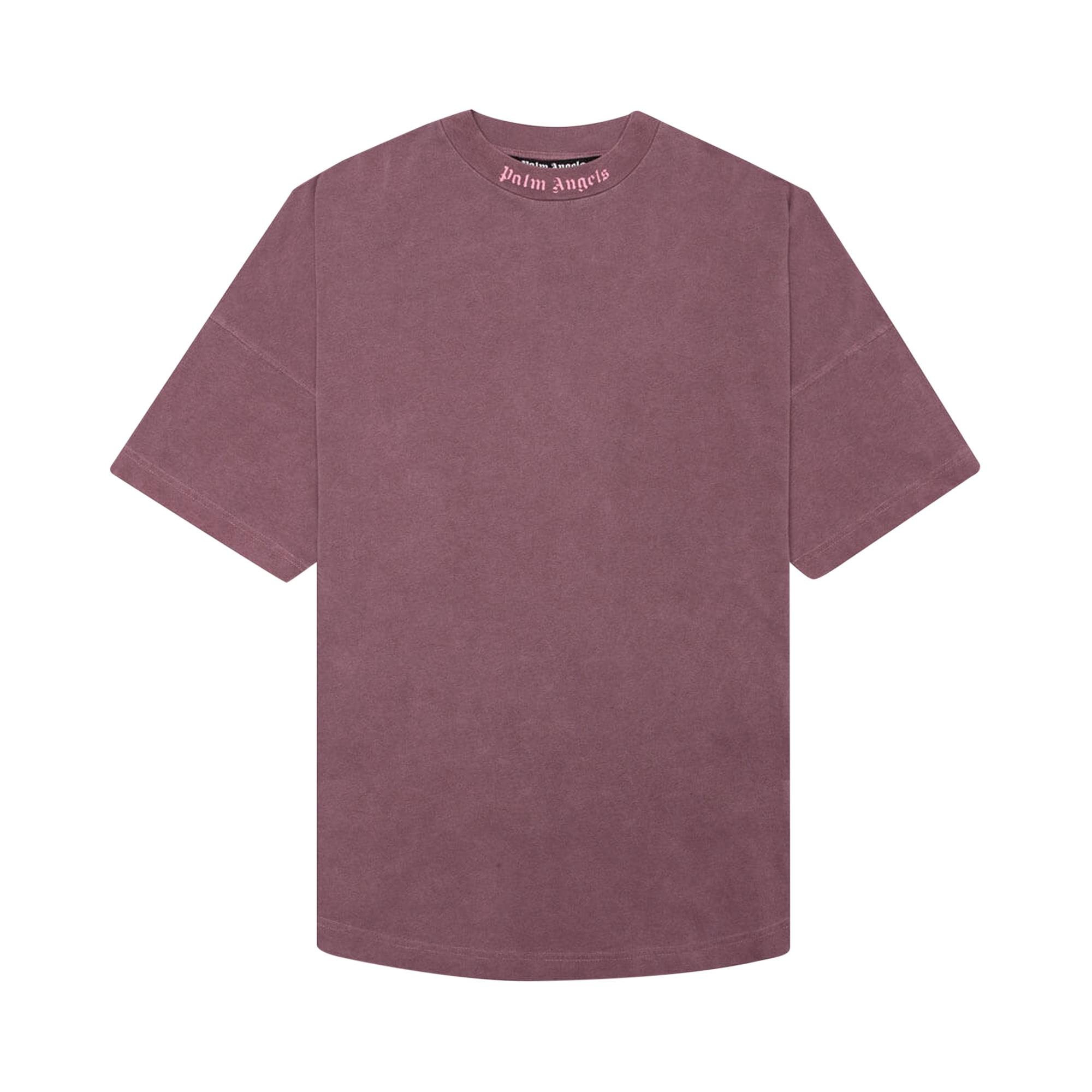 Palm Angels GD Classic Logo Over Tee 'Grape' - 1