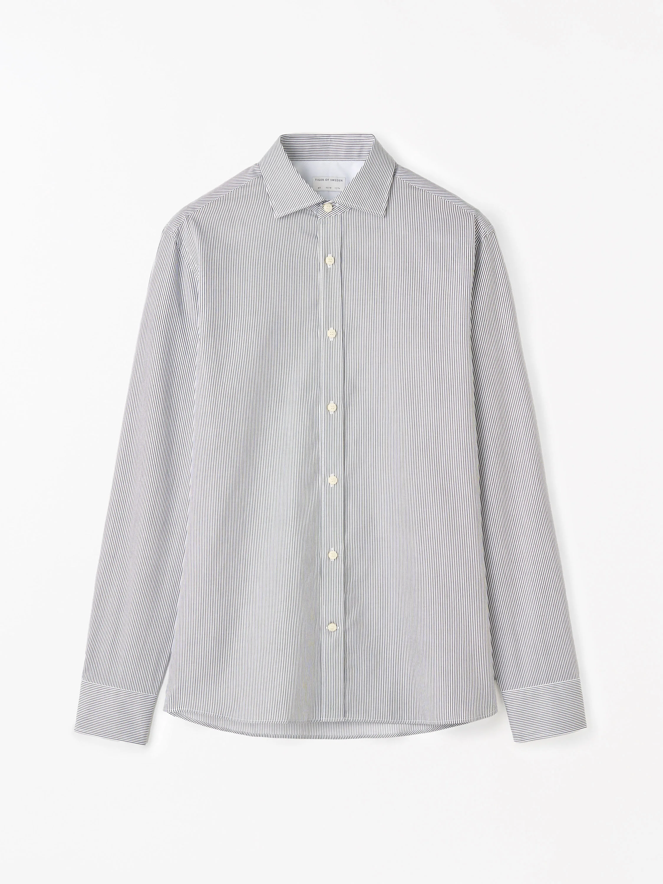 Adley C Cotton Stripe Shirt - 1