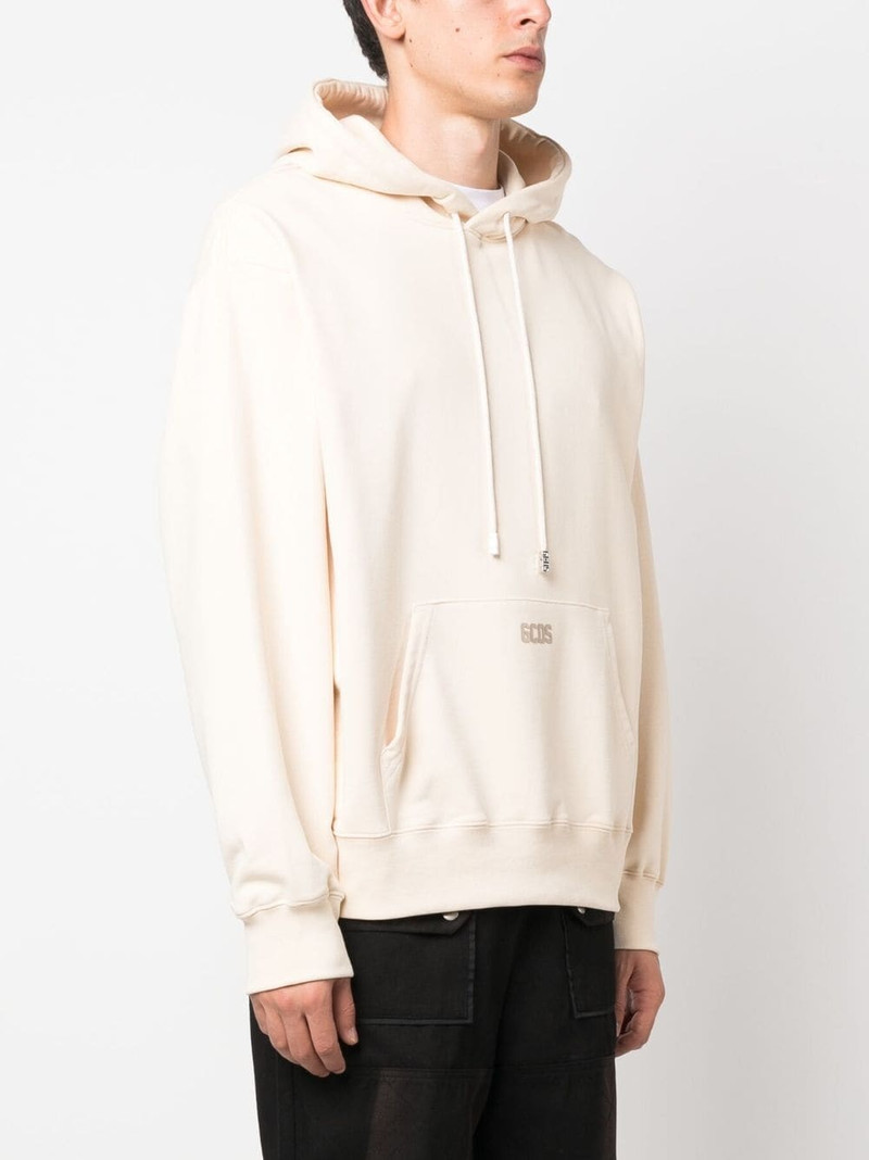 logo-detail drawstring hoodie 3