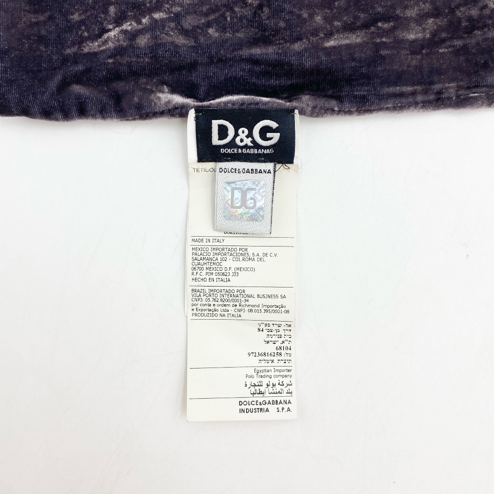 Dolce - Dolce & Gabbana Velvet Muffler - 6