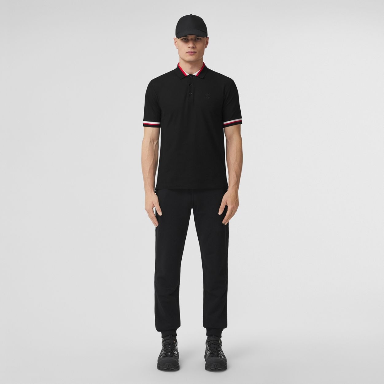 Monogram Motif Cotton Piqué Polo Shirt - 2