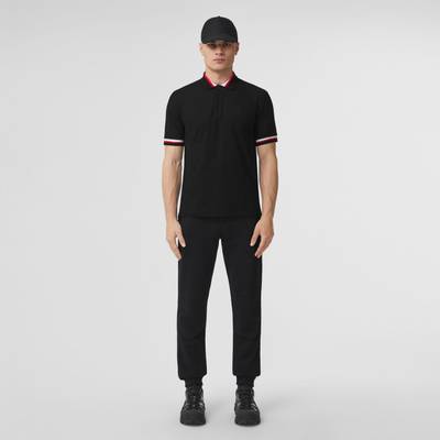 Burberry Monogram Motif Cotton Piqué Polo Shirt outlook