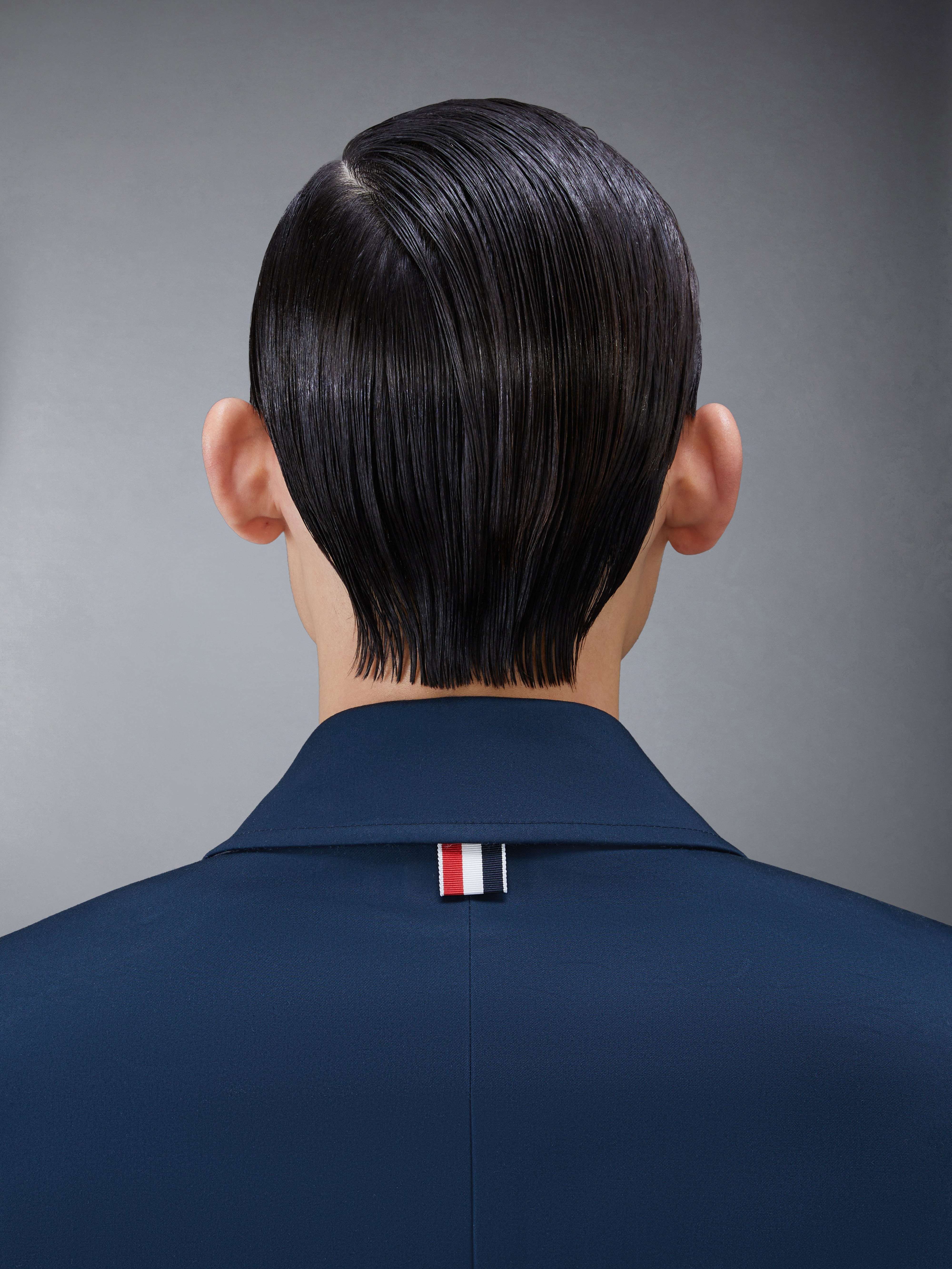 Navy Mackintosh Bal Collar Classic Overcoat - 4