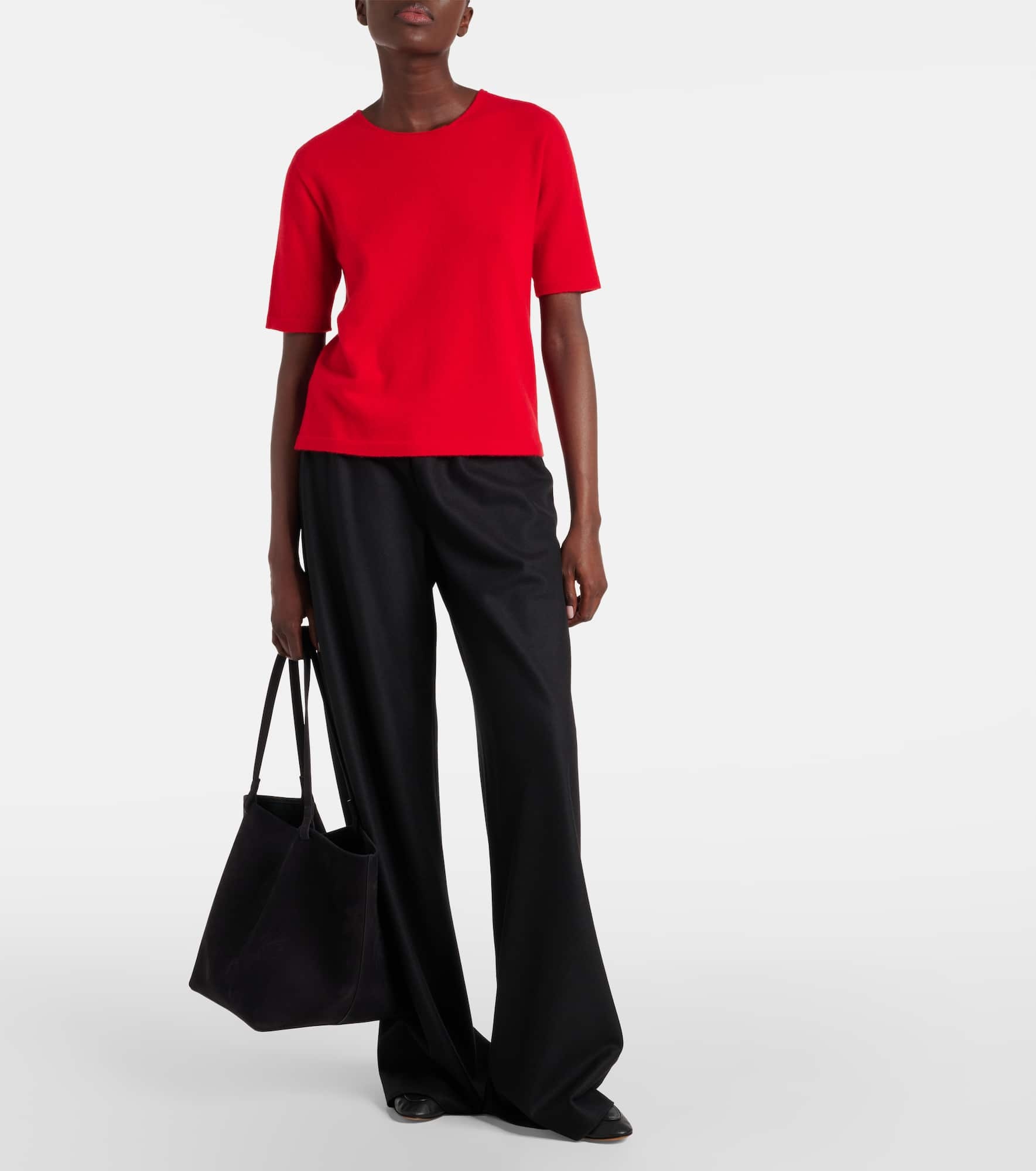 Gala wool and cashmere wide-leg pants - 2