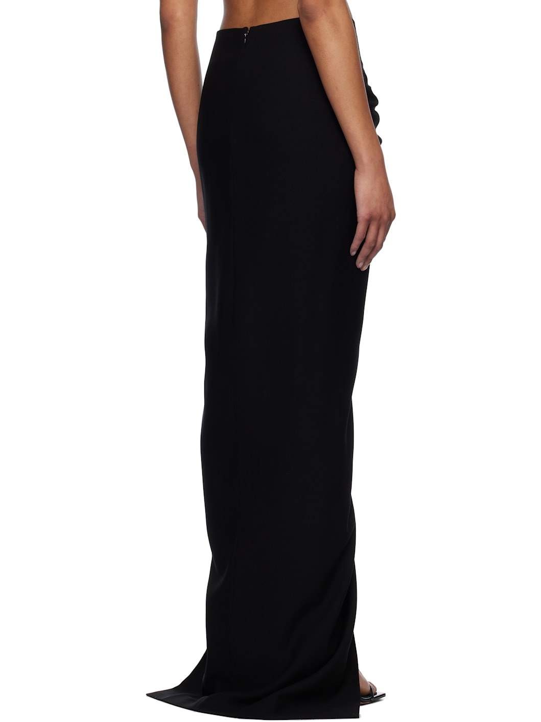 Black Torpedo Maxi Skirt - 3