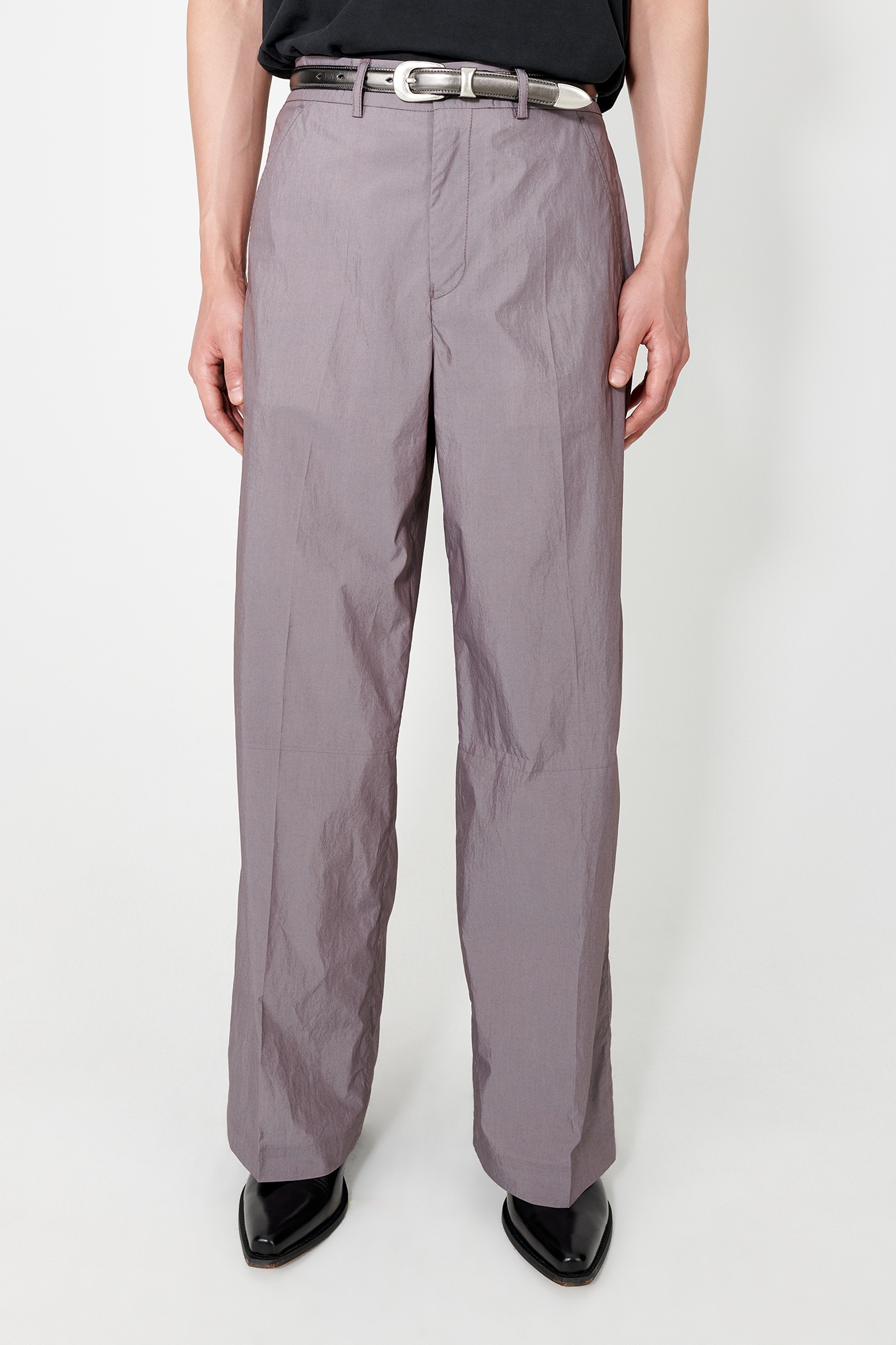 Tuxedo Trouser Antique Lavender Poplin - 3