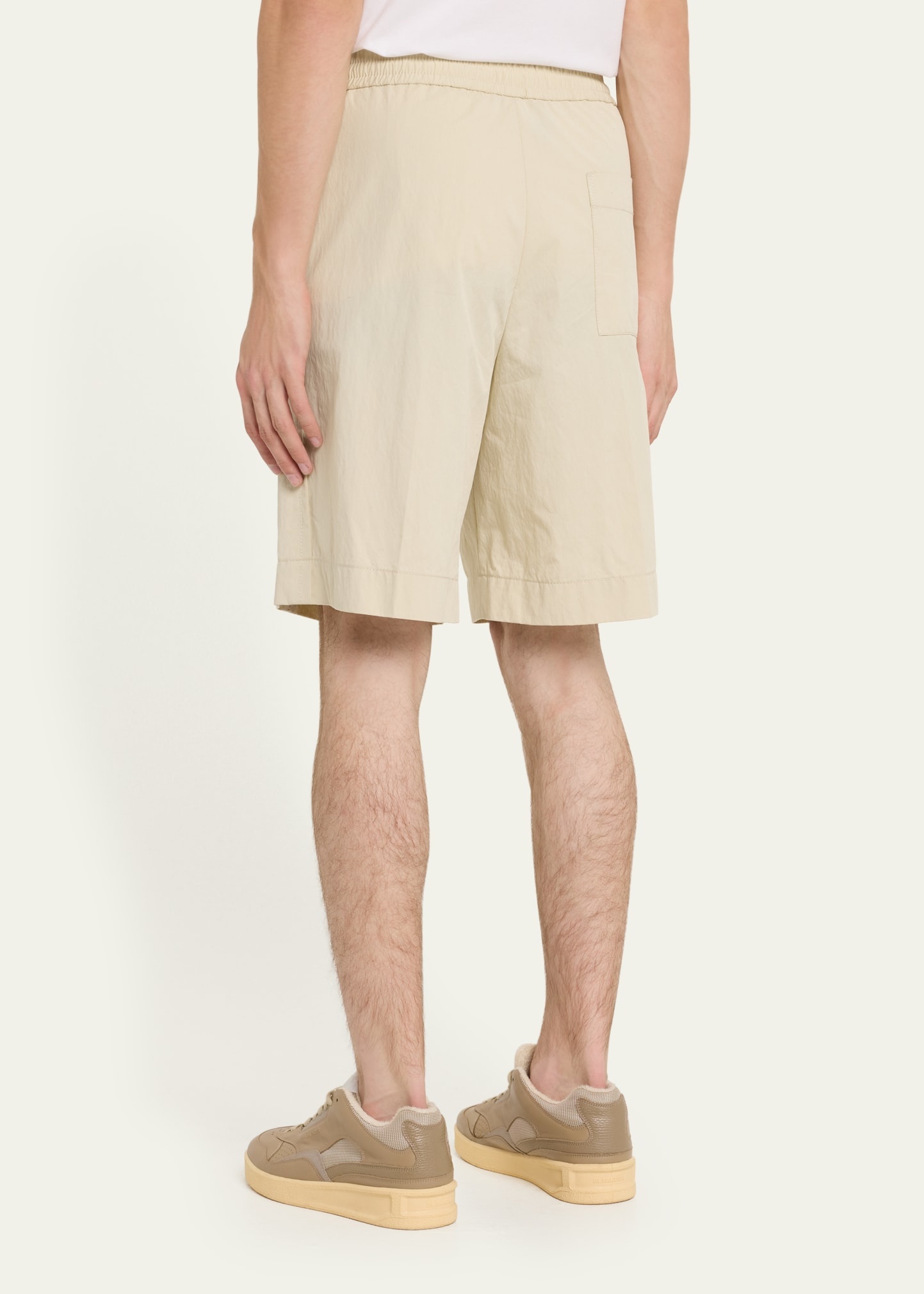 Men's Solid Twill Shorts - 3