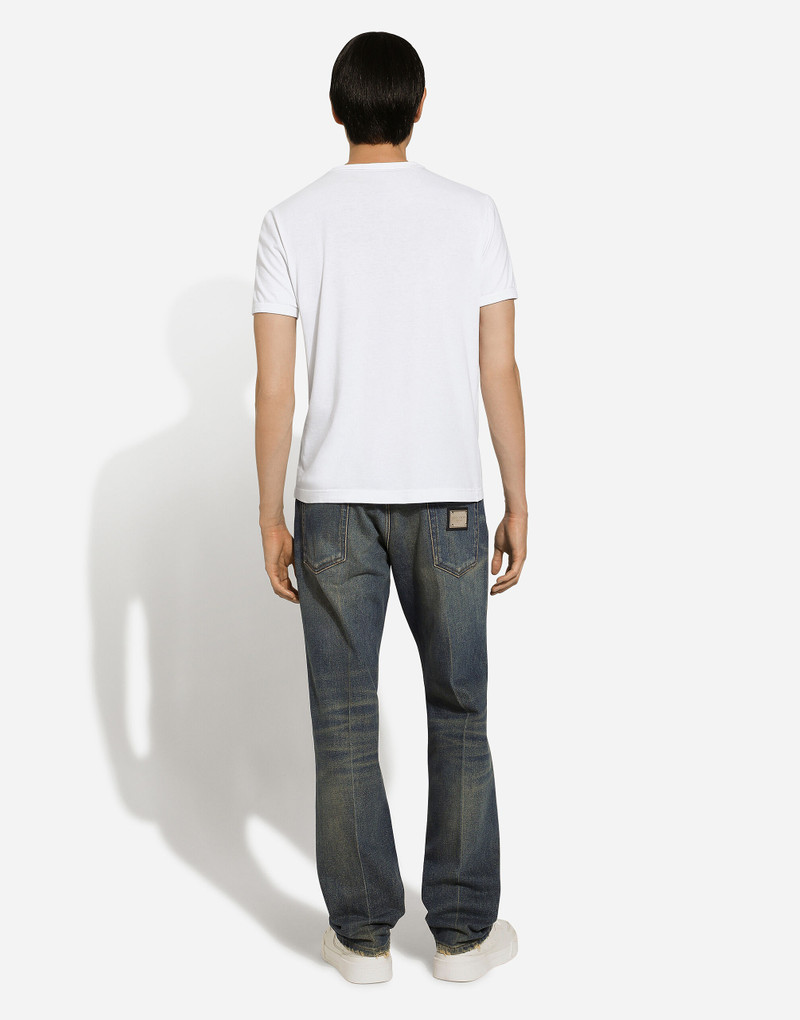 Classic blue denim jeans 3