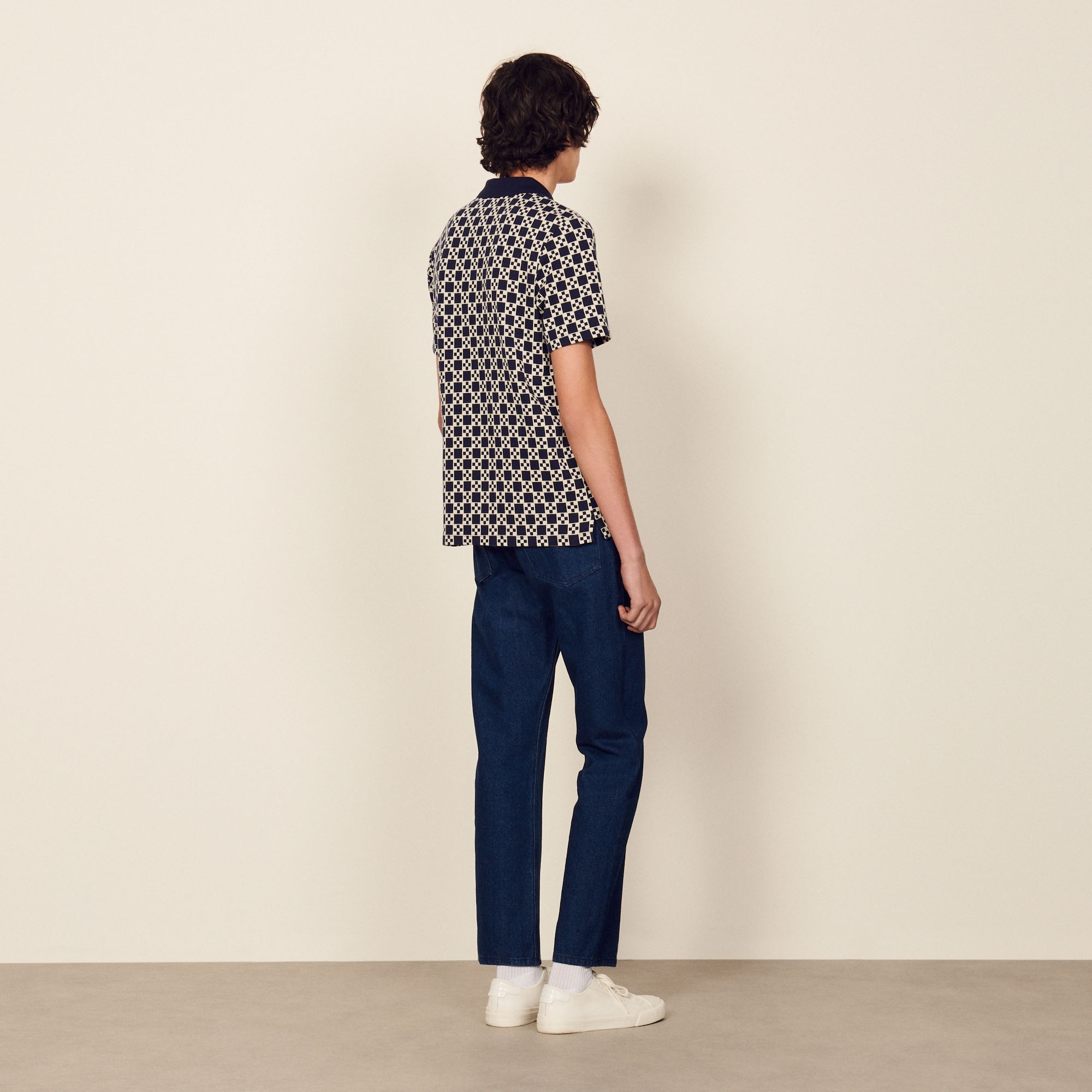 Jacquard polo shirt - 3