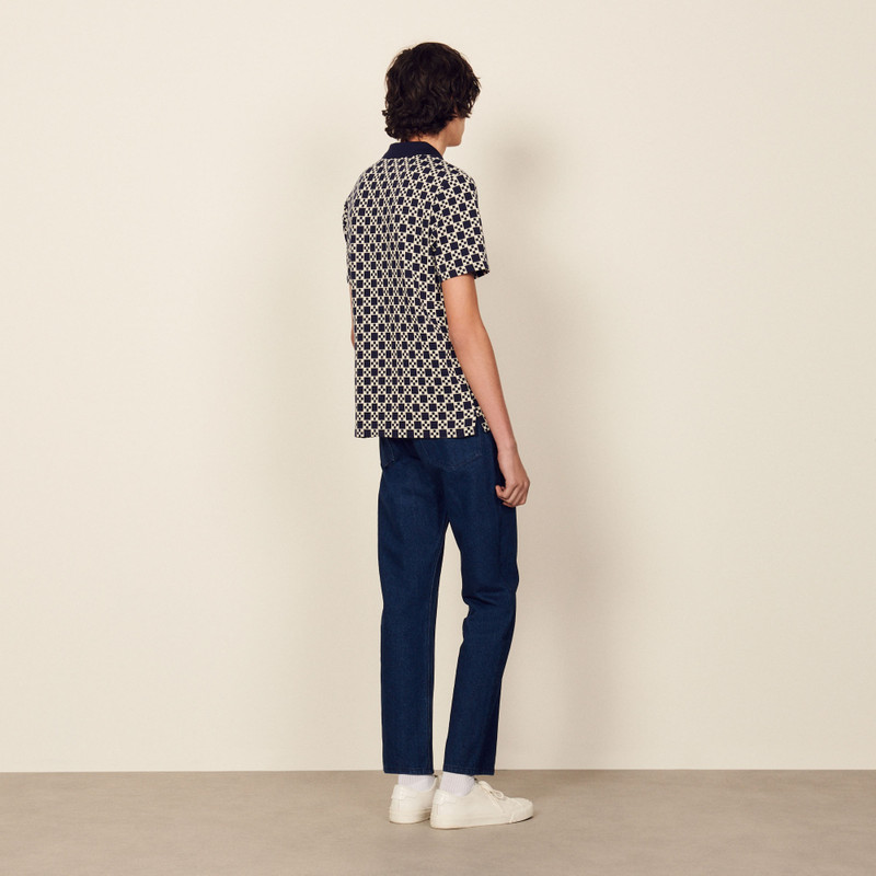 Jacquard polo shirt 3