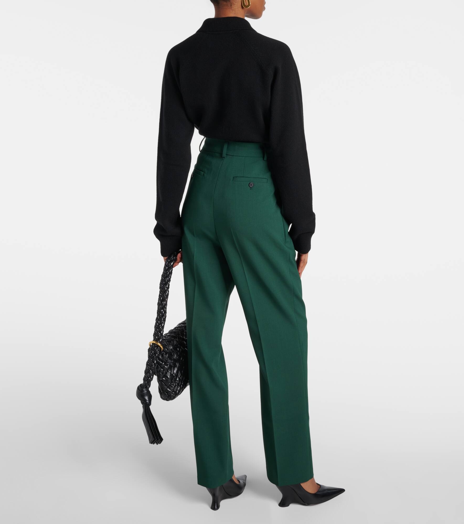 Bea high-rise straight pants - 3