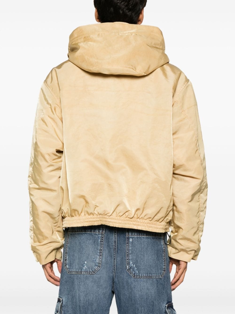 panelled hooded jacket - 4