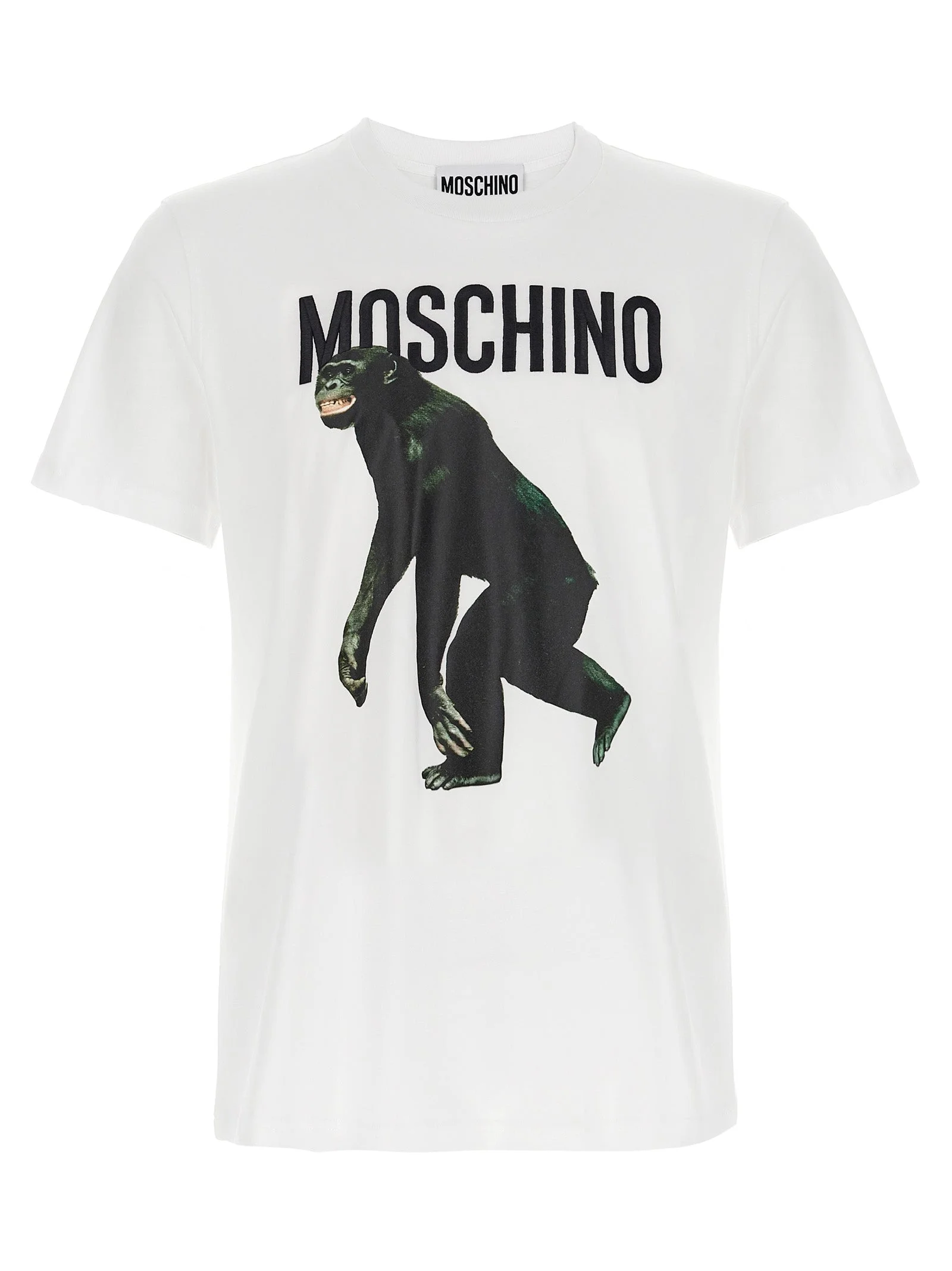 Moschino Men Logo Embroidery T-Shirt - 1