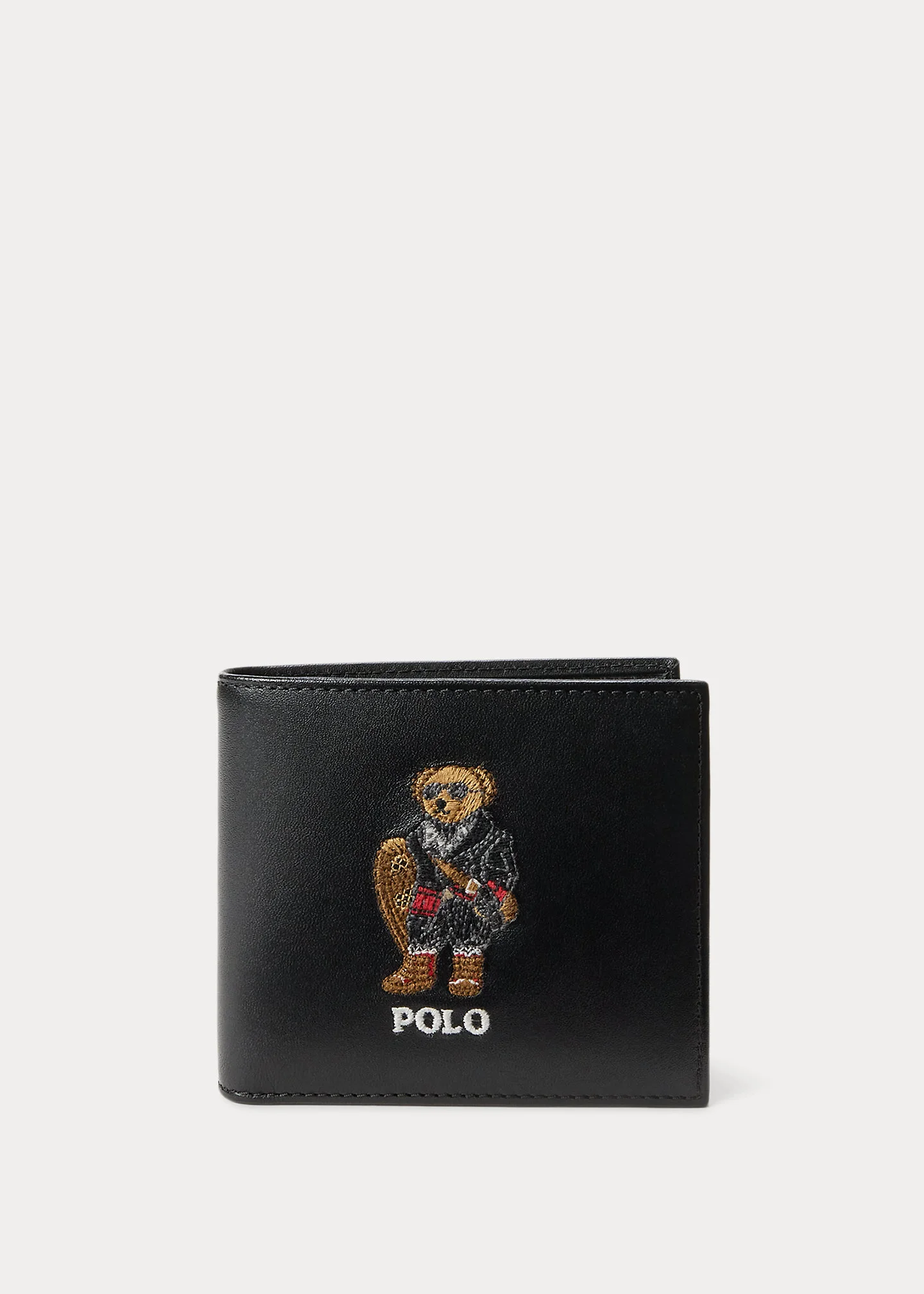 Polo Bear Leather Billfold Wallet - 1