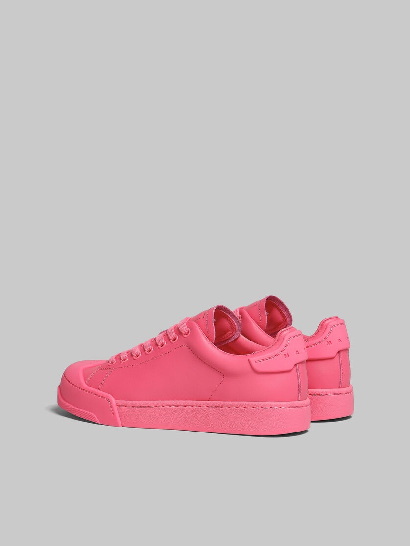 DADA BUMPER SNEAKER IN FUCHSIA LEATHER SNEAKER - 3