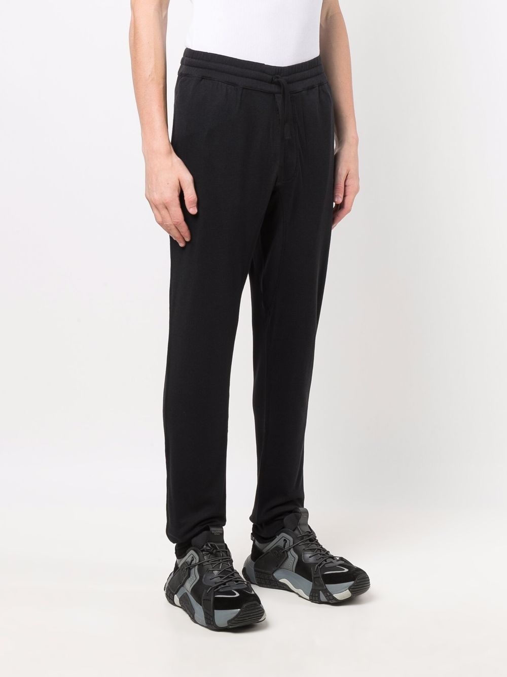 drawstring-waistband track pants - 3