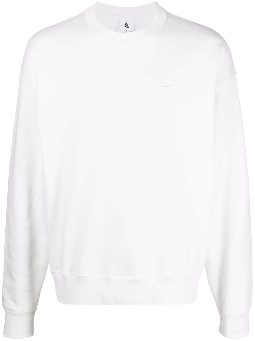 logo-embroidered crew-neck sweatshirt - 1