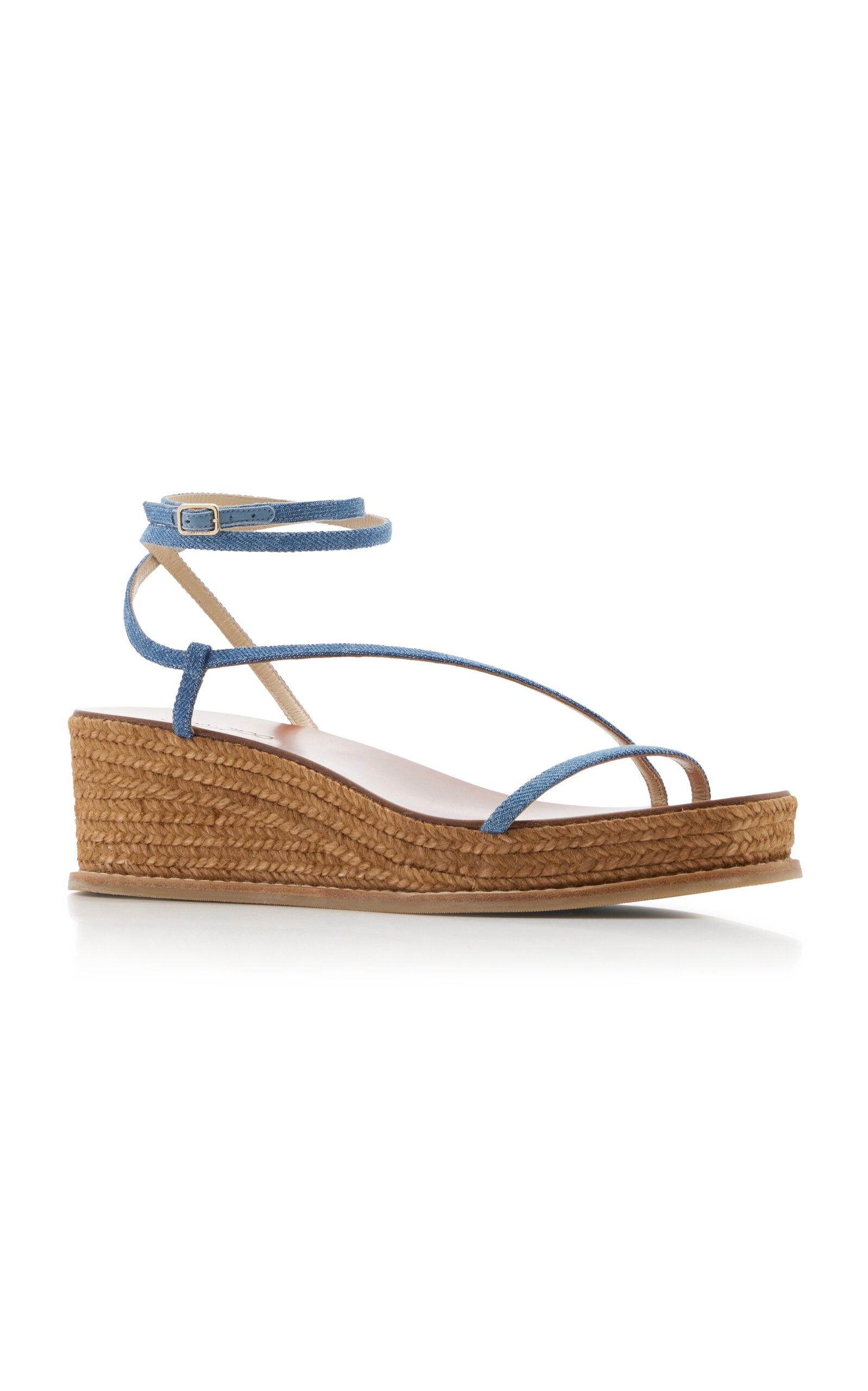 Drive Denim Wedge Sandals blue - 10