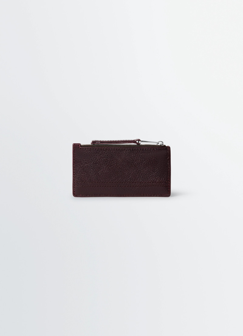 Lemaire GEAR CARD HOLDER AND COIN PURSE IN LEATHER outlook