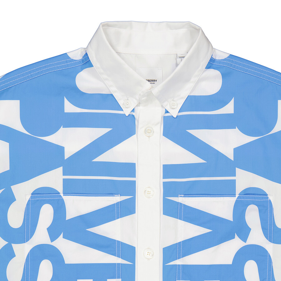 Burberry Blue Topaz Universal Passport Sleeveless Shirt - 7
