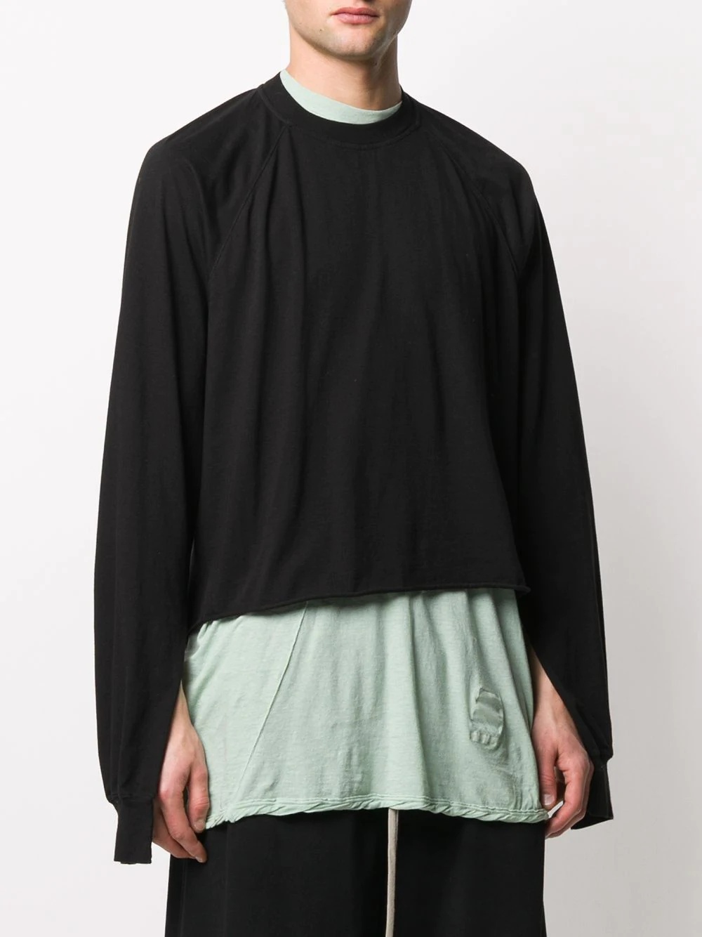 asymmetric hem jumper - 3