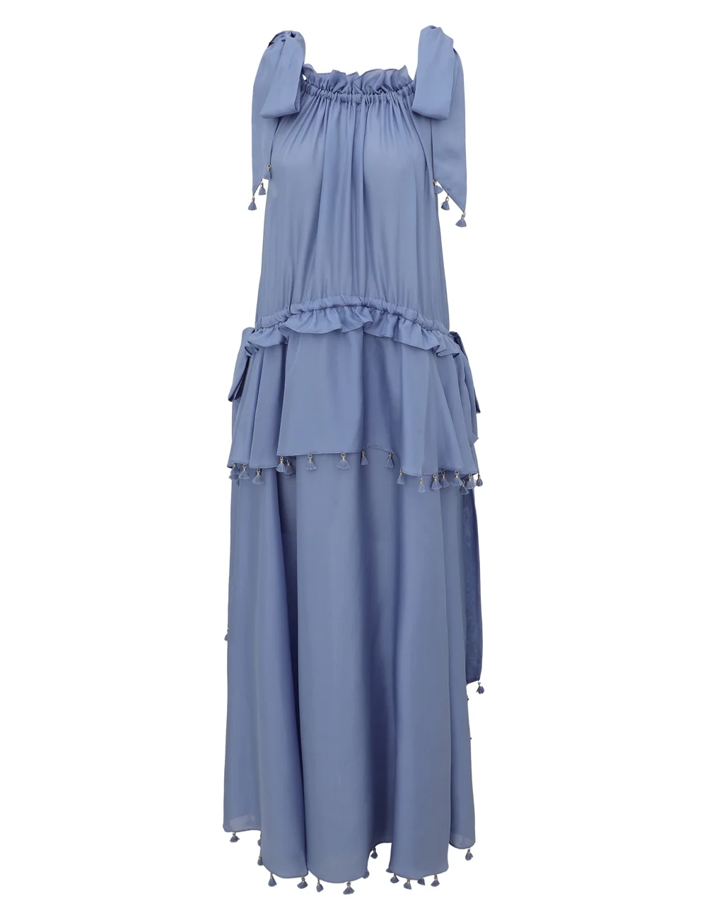 SUNDANCE TASSEL MIDI DRESS - 1