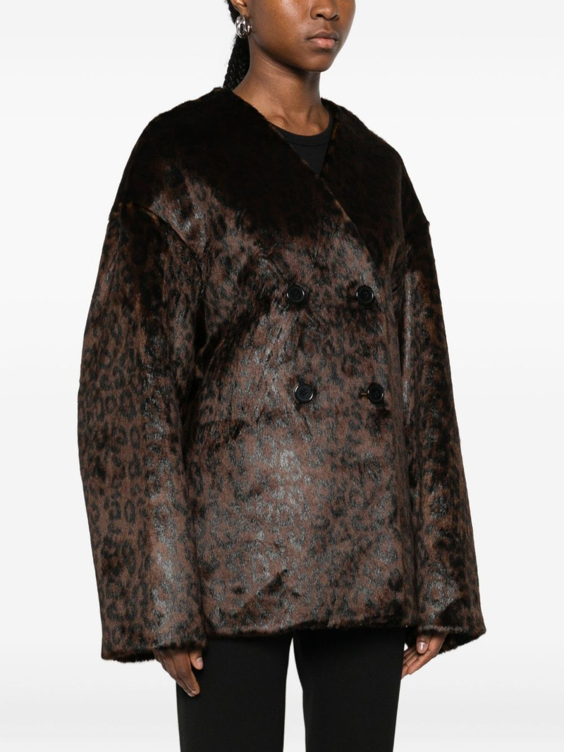 Valentina leopard-pattern jacket 3