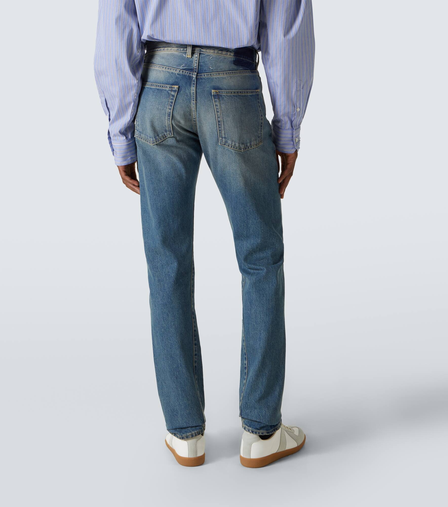 Mid-rise straight jeans - 4