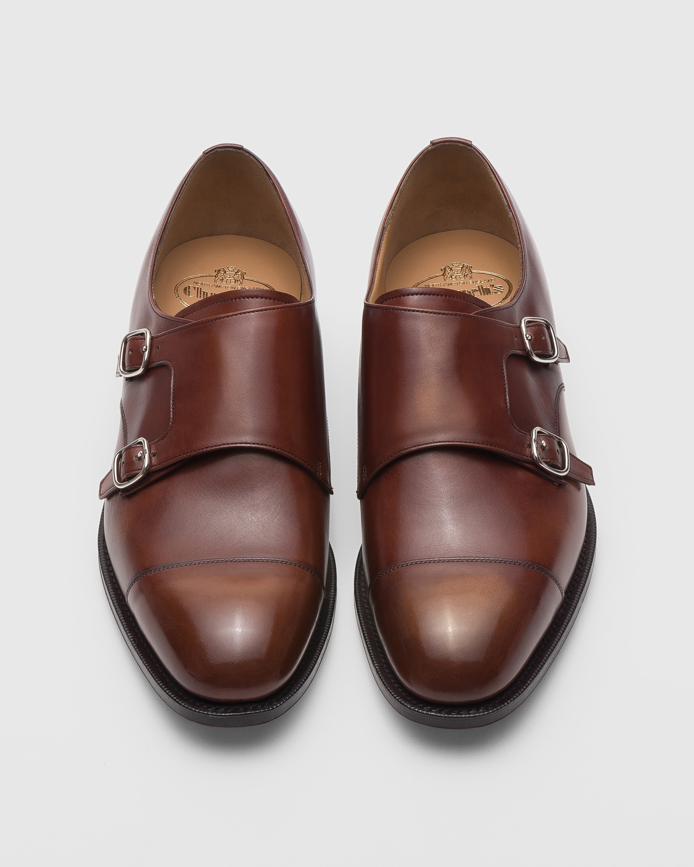 Bleached Calfskin Monk Strap - 5