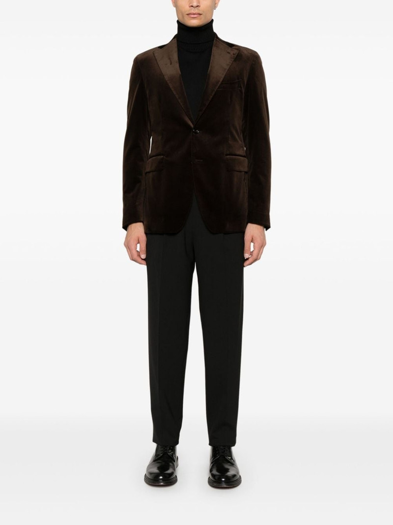 ZEGNA pleat-detail tapered trousers outlook