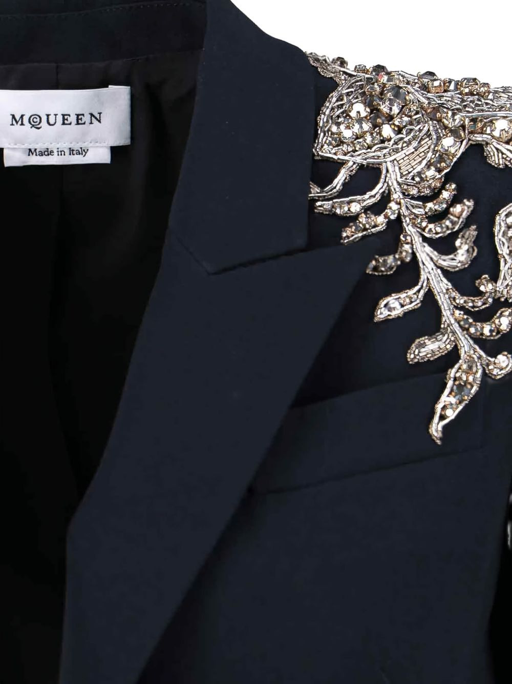 embellished single-breasted blazer - 4