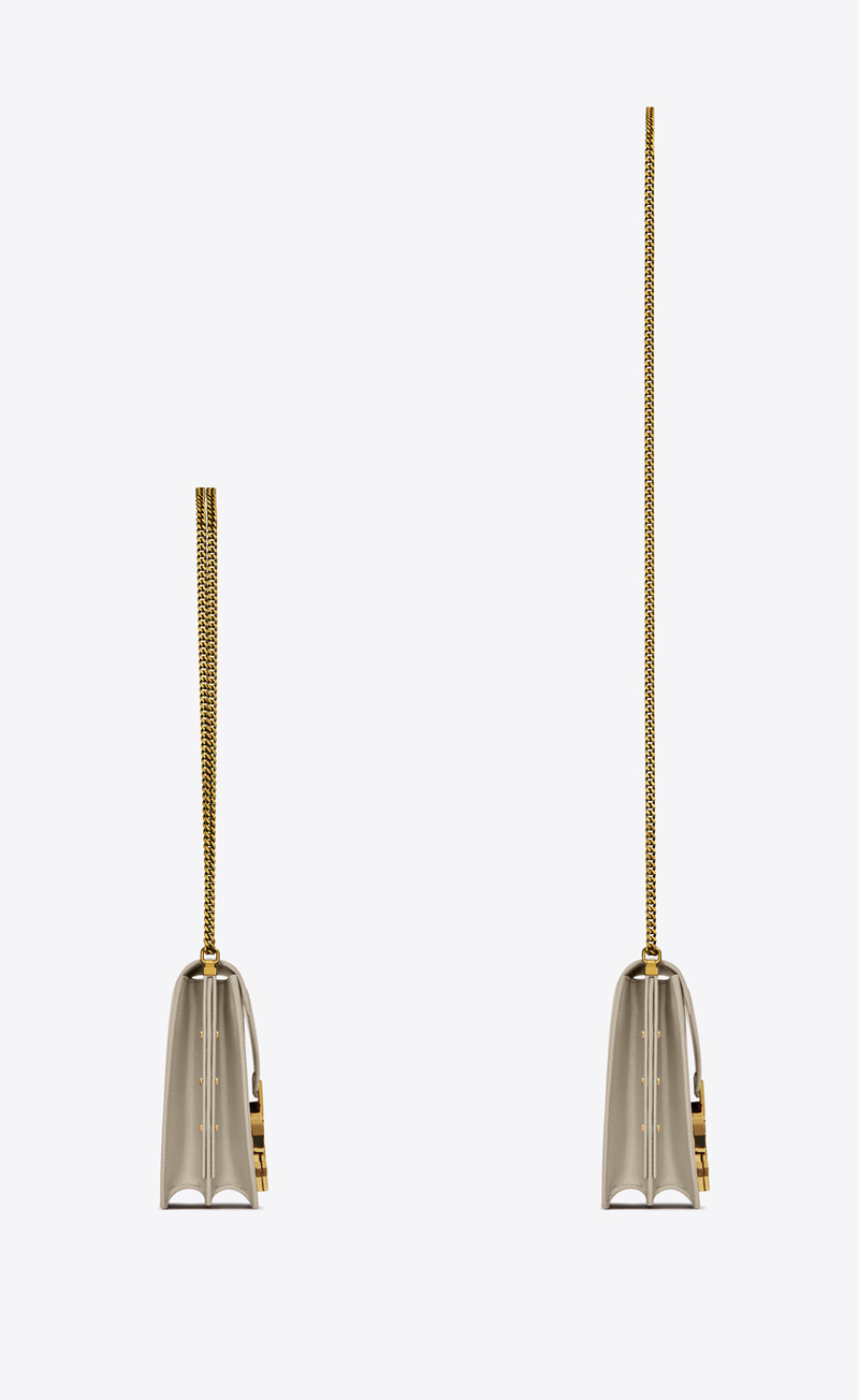 cassandra medium chain bag in smooth leather 4