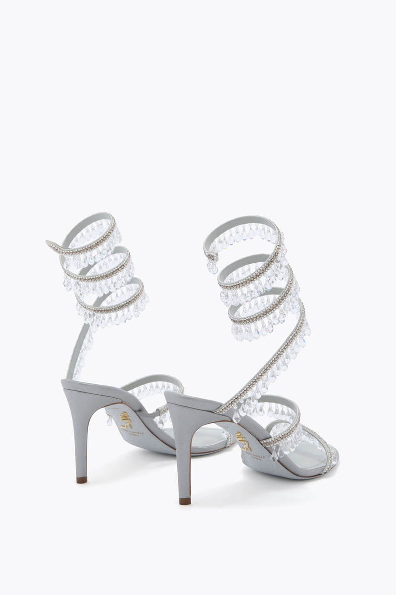 RENE CAOVILLA CHANDELIER SILVER SANDAL 80 outlook
