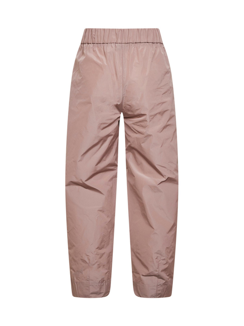 Herno Powder pink New Techno Taffeta carrot-fit trousers outlook