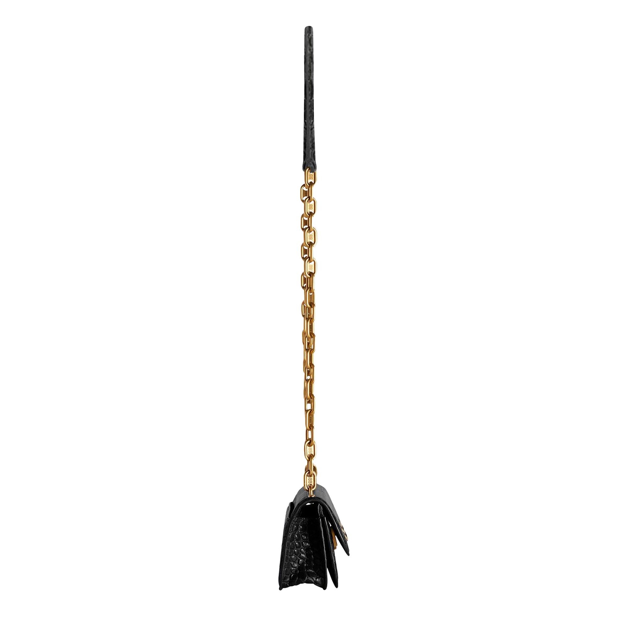 Balenciaga Gossip XS Bag With Chain 'Black' - 3